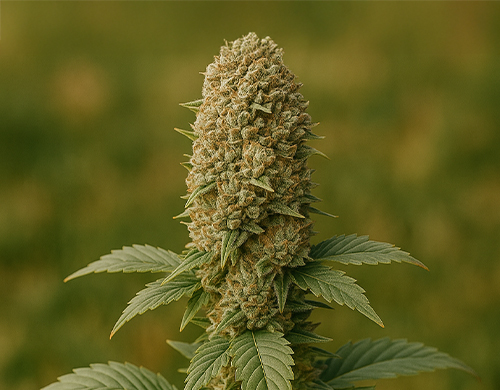 AK 47 Pflanze im Freien in der Blütephase