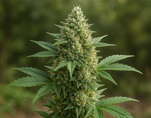 London Cheese Pflanze im Freien in der Blütephase