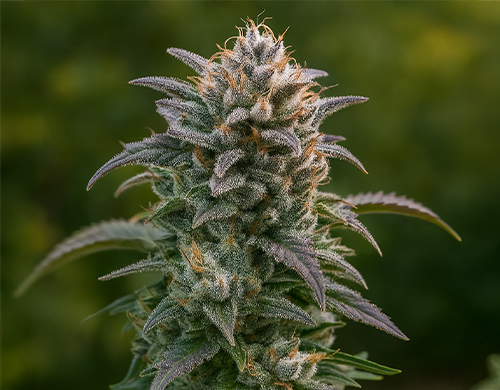 Gorilla Banana Pflanze im Freien in der Blütephase