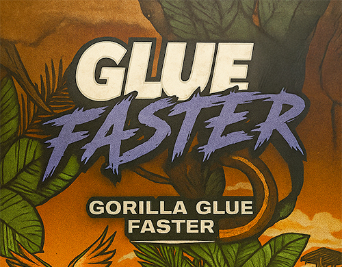 Offizielles Logo von Gorilla Glue Faster