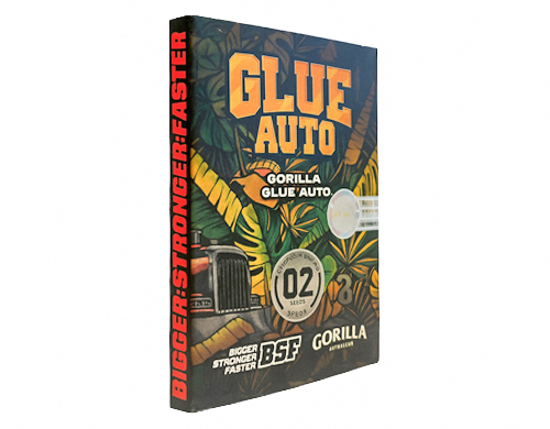 Originalverpackung von Cannabissamen Gorilla Glue Auto